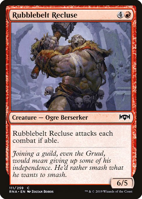 Rubblebelt Recluse - Ravnica Allegiance