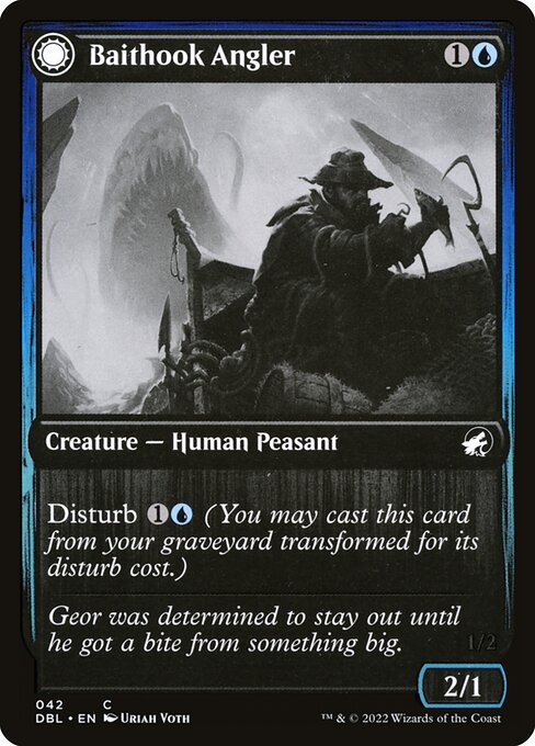 Baithook Angler // Hook-Haunt Drifter - Innistrad: Double Feature