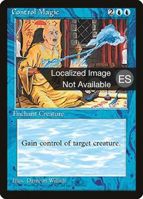 Magia de control (Control Magic) - Fourth Edition Foreign Black Border