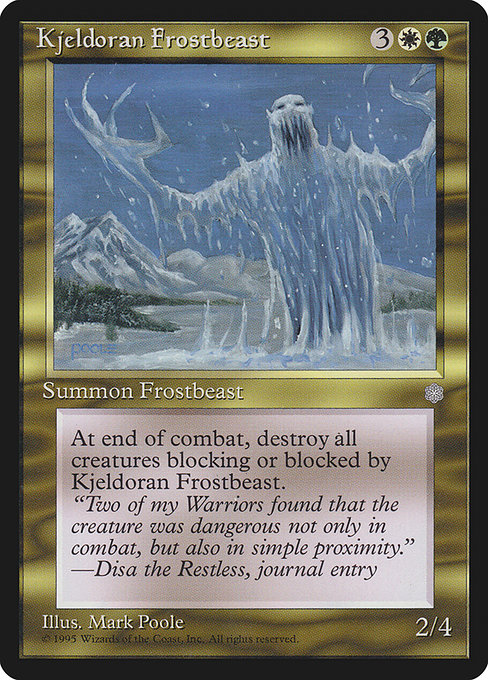 Kjeldoran Frostbeast - Ice Age