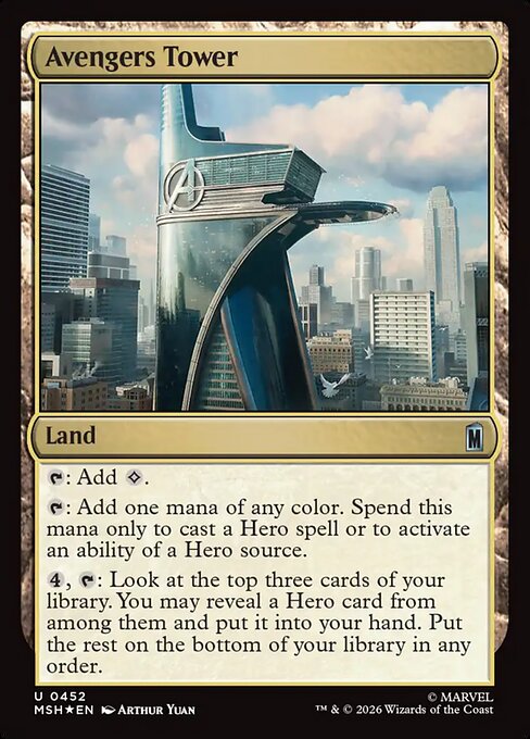 Avengers Tower - Marvel Super Heroes - Surge Foil