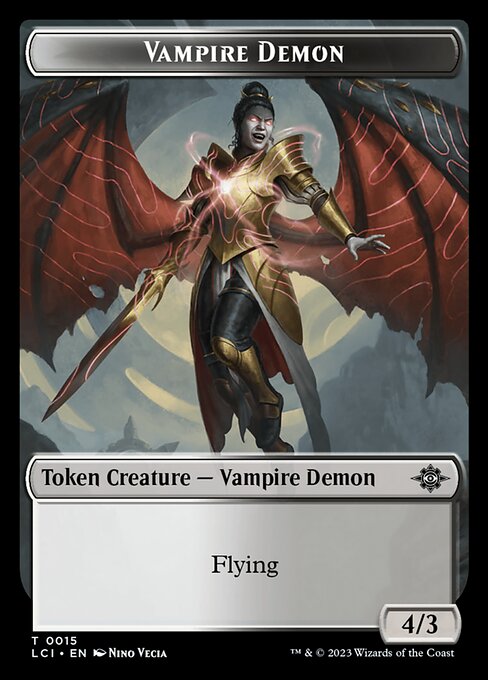 Vampire Demon - The Lost Caverns of Ixalan Tokens