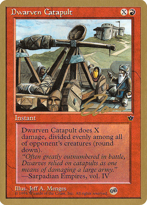 Dwarven Catapult - Pro Tour Collector Set