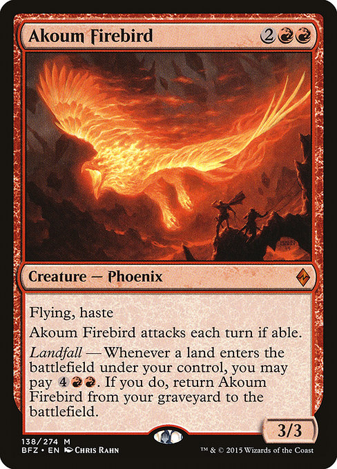 Akoum Firebird - Battle for Zendikar