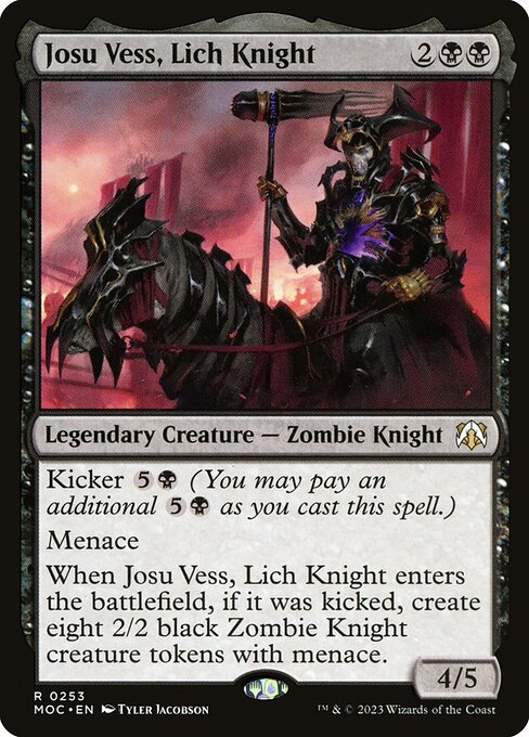 Josu Vess, Lich Knight - March of the Machine Commander