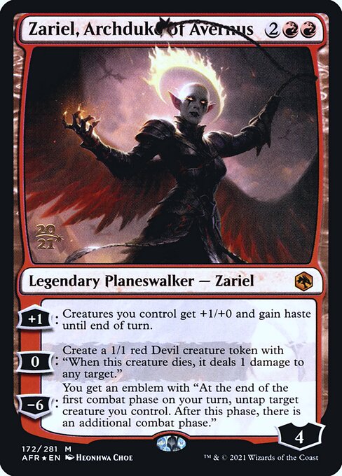 Zariel, Archduke of Avernus - Adventures in the Forgotten Realms Promos