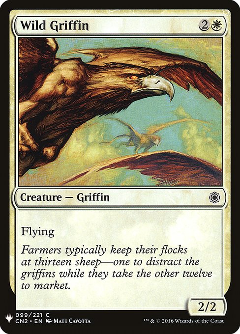 Wild Griffin - The List