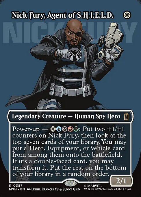 Nick Fury, Agent of S.H.I.E.L.D. - Marvel Super Heroes - Borderless
