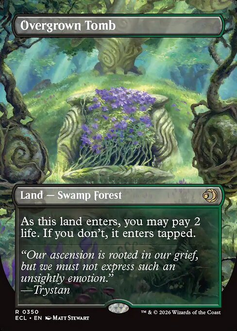 Overgrown Tomb - Lorwyn Eclipsed - Borderless