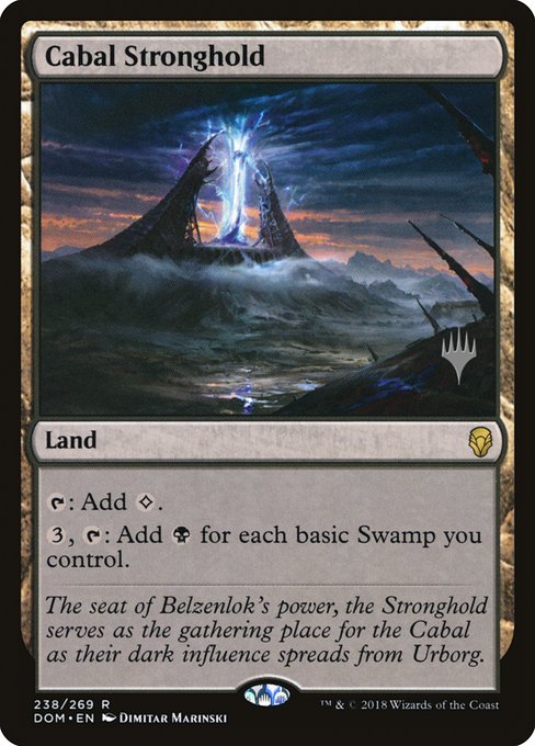 Cabal Stronghold - Dominaria Promos