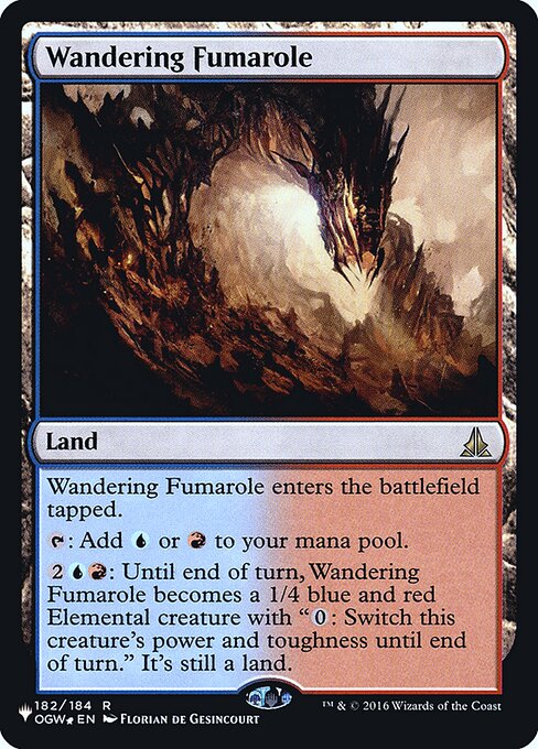 Wandering Fumarole - The List - Promo Foil