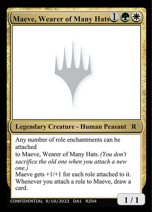 Maeve, Wearer of Many Hats - Unknown Event