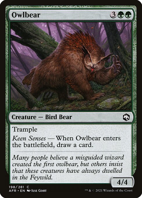 Owlbear - Adventures in the Forgotten Realms