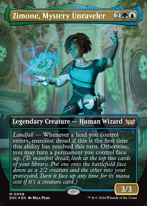 Zimone, Mystery Unraveler - Duskmourn: House of Horror Commander