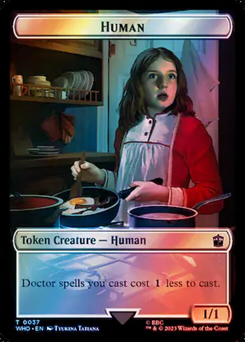 Human - Doctor Who Tokens - Surge Foil