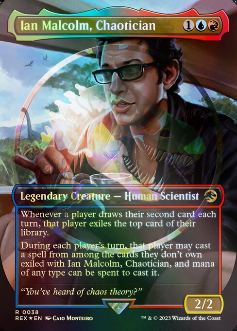 Ian Malcolm, Chaotician - Jurassic World Collection - Promo Foil