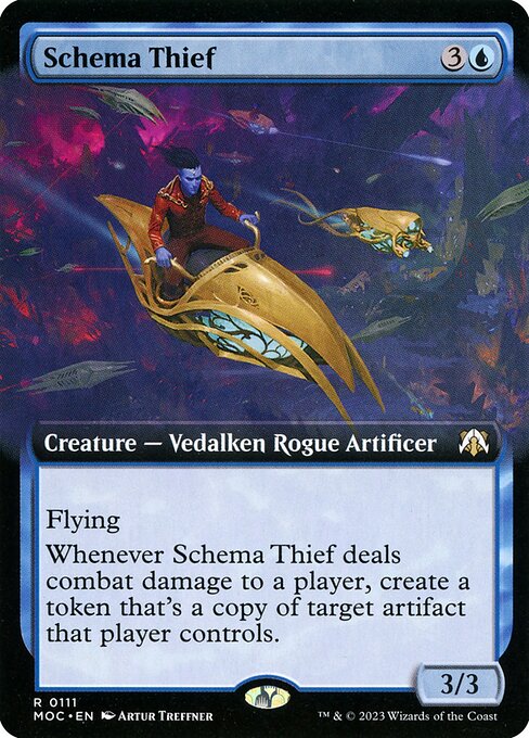 Schema Thief - March of the Machine Commander - Extended Art