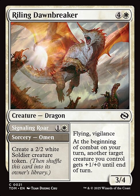 Riling Dawnbreaker // Signaling Roar - Tarkir: Dragonstorm