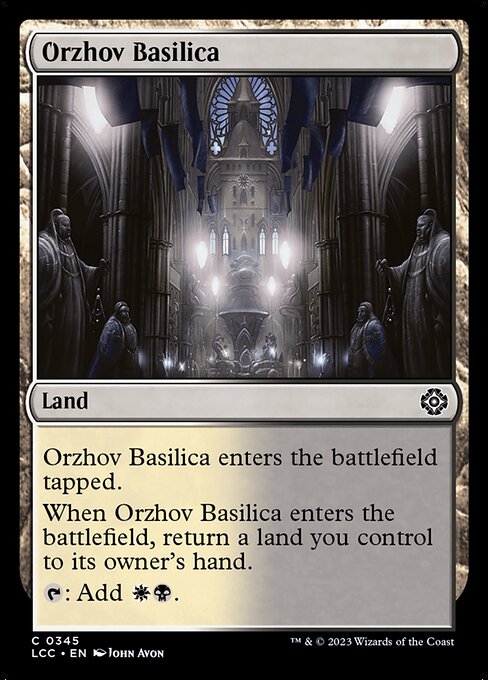 Orzhov Basilica - The Lost Caverns of Ixalan Commander