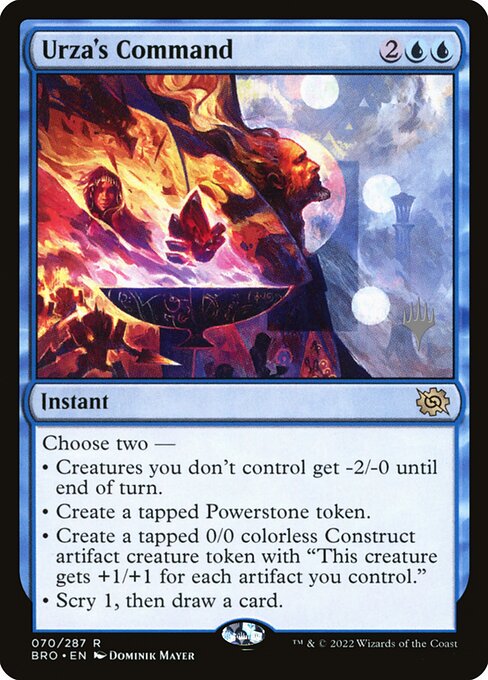 Urza's Command - The Brothers' War Promos