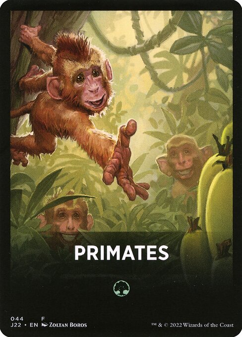 Primates - Jumpstart 2022 Front Cards