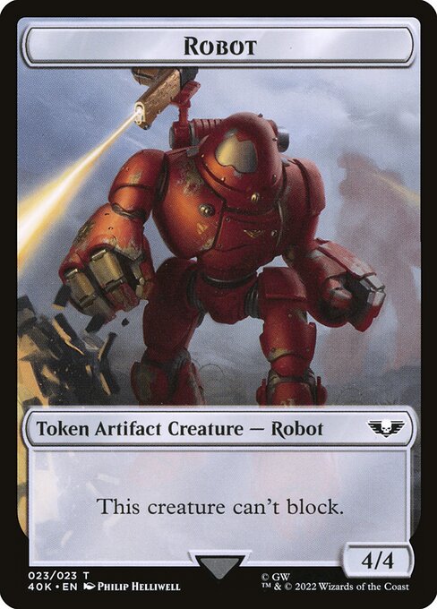 Robot - Warhammer 40,000 Commander Tokens