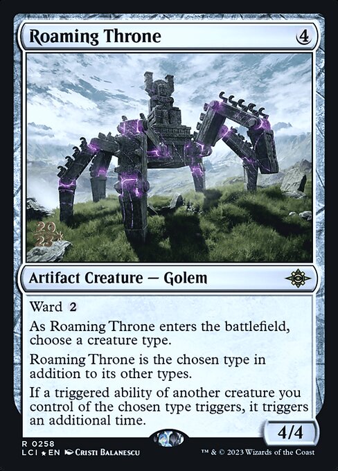 Roaming Throne - The Lost Caverns of Ixalan Promos - Promo Foil