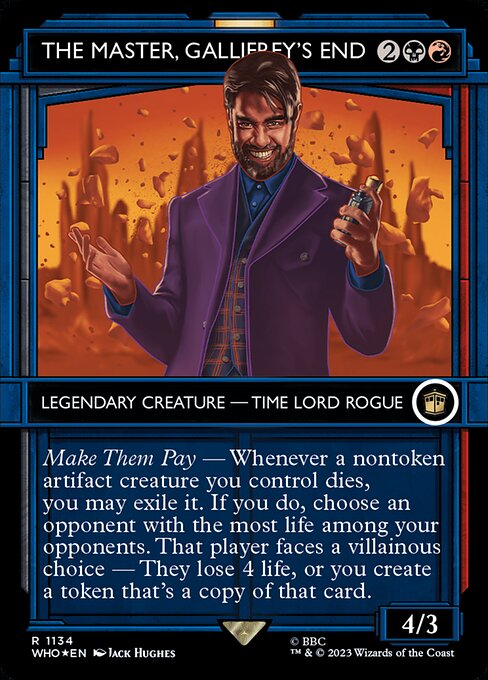 The Master, Gallifrey's End - Doctor Who - Surge Foil