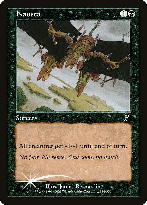 Nausea - Seventh Edition - Promo Foil