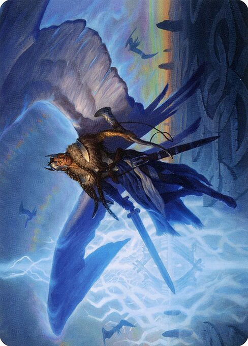 Righteous Valkyrie - Kaldheim Art Series - Borderless