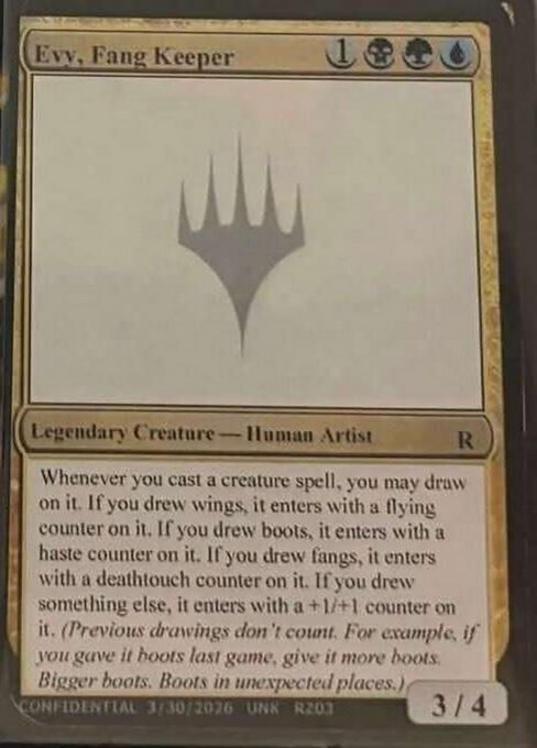 Evy, Fang Keeper - Unknown Event