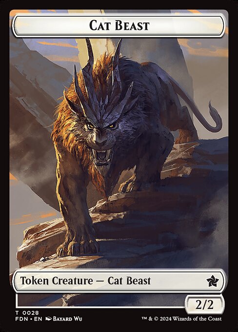 Cat Beast - Foundations Tokens