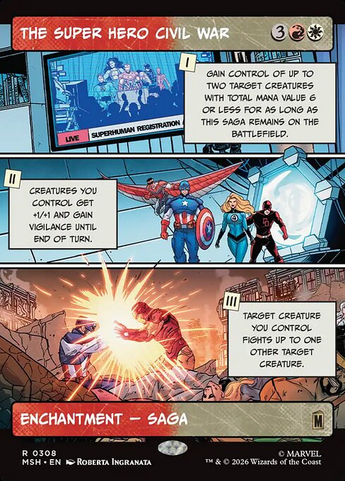 The Super Hero Civil War - Marvel Super Heroes - Showcase