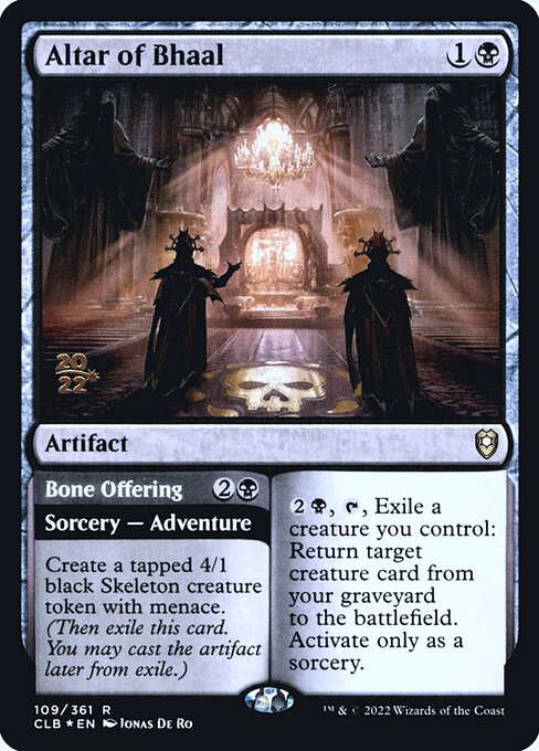 Altar of Bhaal // Bone Offering - Battle for Baldur's Gate Promos