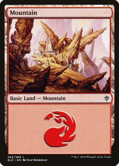 Mountain - Throne of Eldraine
