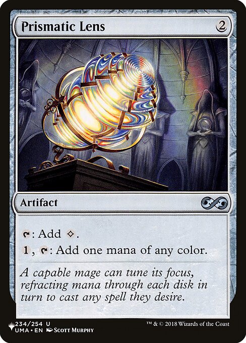 Prismatic Lens - The List