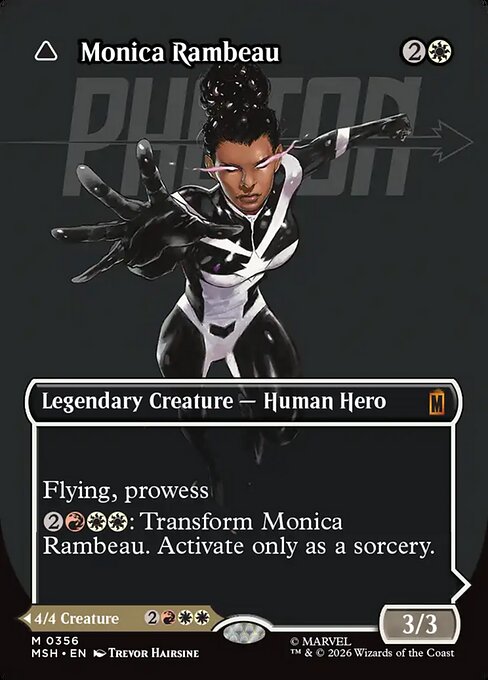 Monica Rambeau // Photon, Living Light - Marvel Super Heroes - Borderless