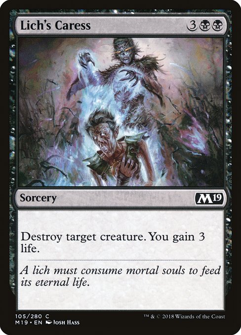 Lich's Caress - Core Set 2019
