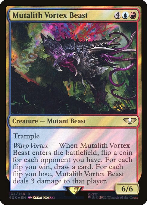 Mutalith Vortex Beast - Warhammer 40,000 Commander - Surge Foil