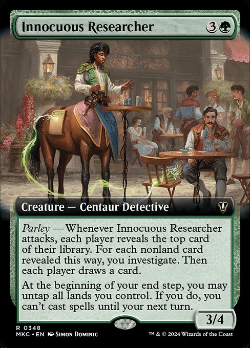 Innocuous Researcher - Murders at Karlov Manor Commander - Extended Art
