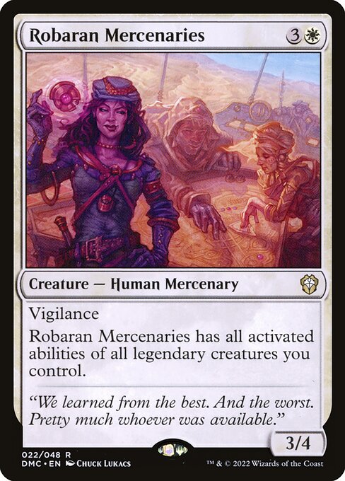 Robaran Mercenaries - Dominaria United Commander