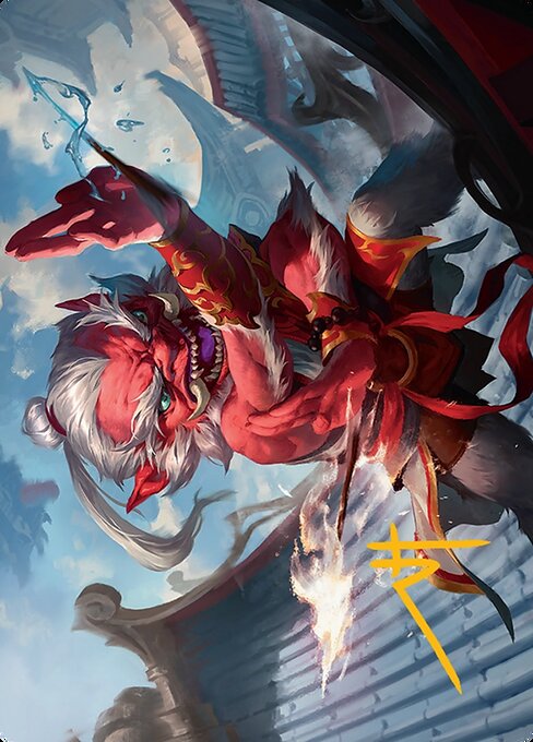 Devoted Duelist - Tarkir: Dragonstorm Art Series - Borderless