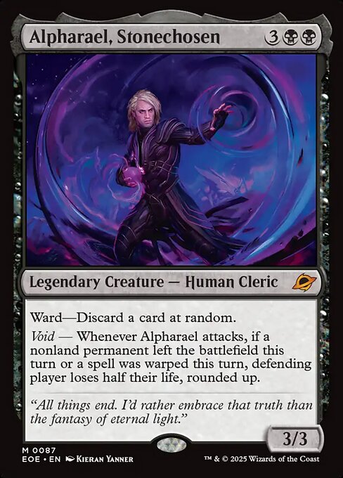 Alpharael, Stonechosen - Edge of Eternities