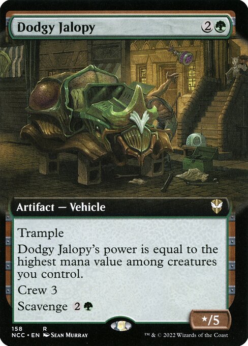 Dodgy Jalopy - New Capenna Commander - Extended Art