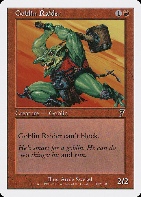 Goblin Raider - Seventh Edition
