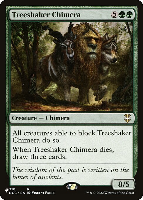 Treeshaker Chimera - The List