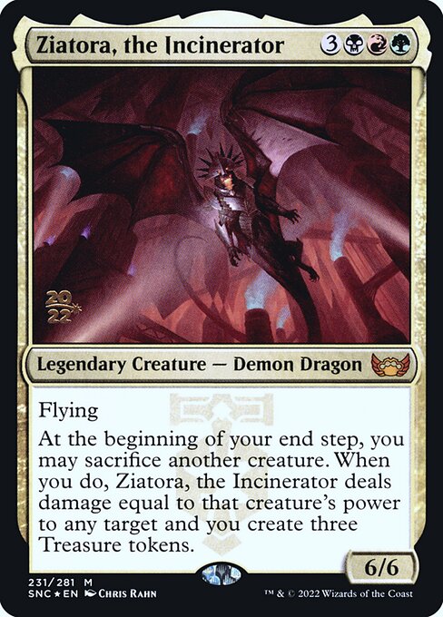 Ziatora, the Incinerator - Streets of New Capenna Promos