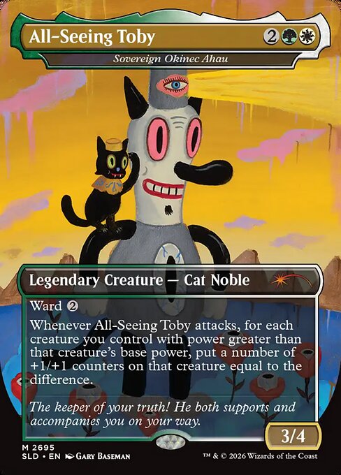 All-Seeing Toby (Sovereign Okinec Ahau) - Secret Lair Drop - Borderless