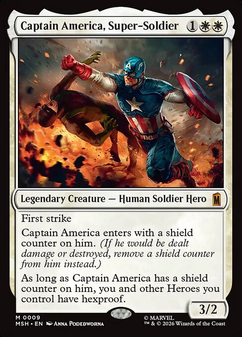 Captain America, Super-Soldier - Marvel Super Heroes