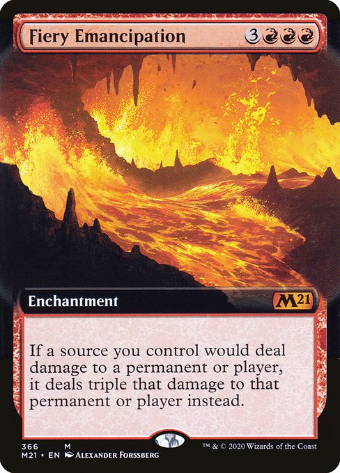 Fiery Emancipation - Core Set 2021 - Extended Art